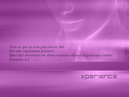 Expérience